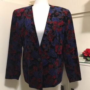 Vintage Velvet Blazer Size 10